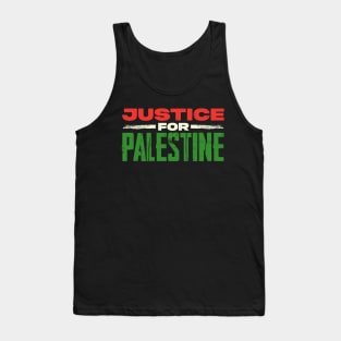 Justice For Palestine Tank Top